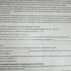 Formularz zgłoszenia mikroinstalacji Tauron. Dokument zawiera informacje o wymaganiach technicznych i procedurach przyłączenia.