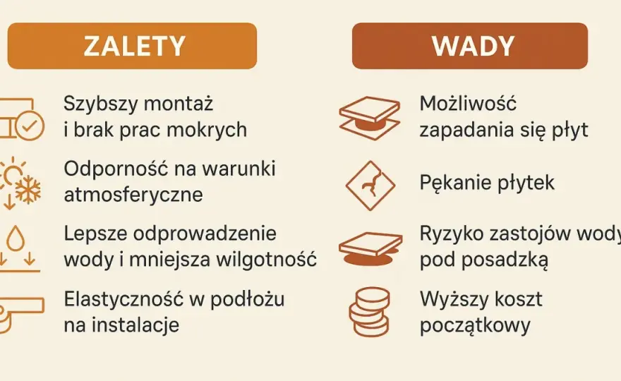 Taras na wspornikach - Poznaj wady i uniknij kosztownych błędów