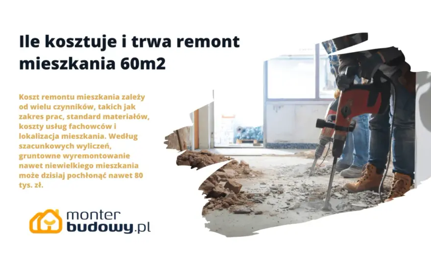 Ile kosztuje kapitalny remont mieszkania 60m2 - Realny kosztorys
