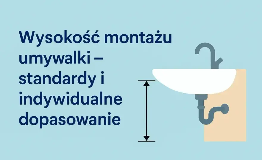 Wysokość umywalki - Jak dobrać idealną? Uniknij błędów!