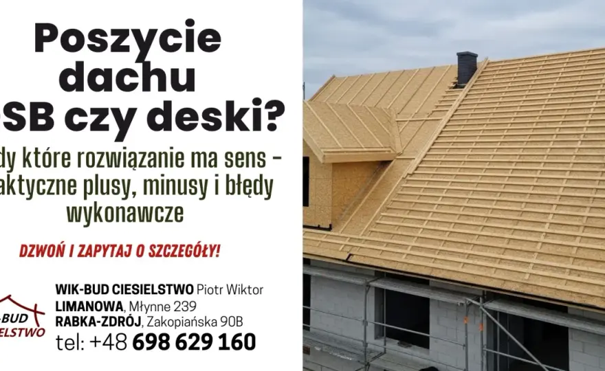 Pełne poszycie połaci - kiedy ma sens i jak je wykonać